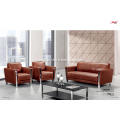 Reception leather office sofa